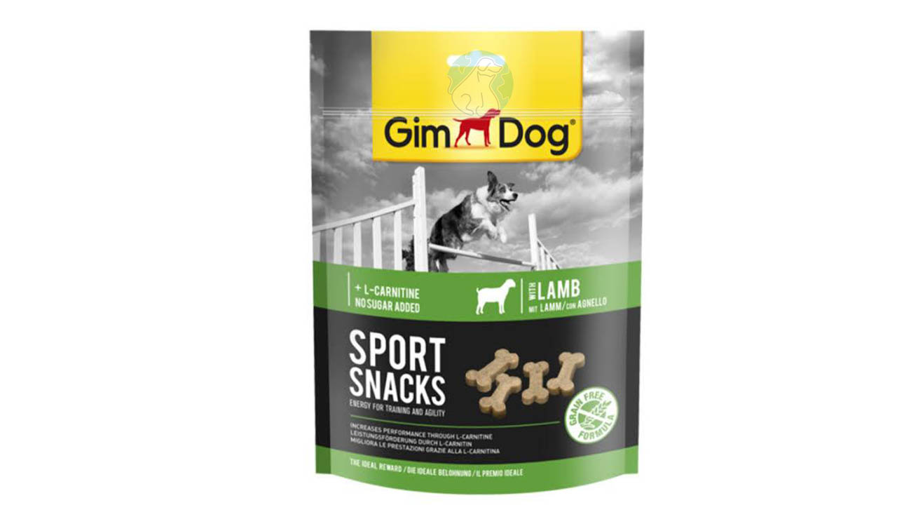 تشویقی سگ با طعم بره 150گرمی Gimdog Sport